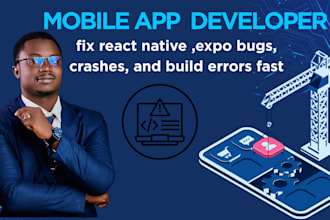 fix react native ,expo bugs, crashes, and build errors fast