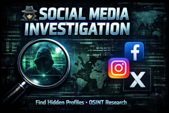 do social media investigation services for individuals and businesses