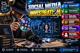 do social media investigation services for individuals and businesses