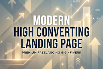build a modern react landing page for your business
