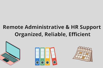 provide remote administrative and HR support