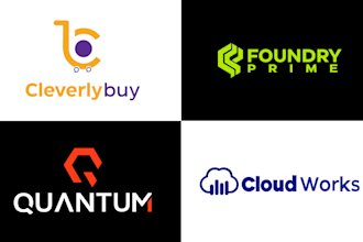 design awesome typography logo, wordmark and lettermark