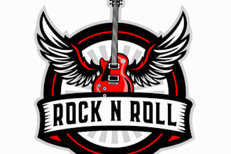 design your music logo design in illustrator design