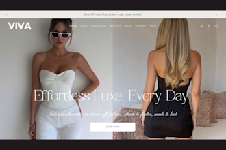 design clothing shopify store clothing website fashion store fashion website