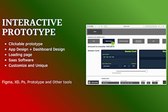 build an interactive prototype for mobile and wesite apps