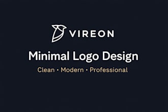 design a clean minimalist logo for your business