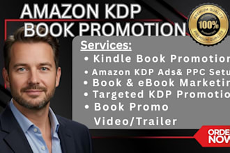amazon book promotion amazon kindle book marketing sales PPC setup