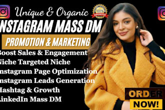 send instagram direct mass dm for instagram promotion and marketing