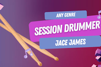 record drums for your track in any genre