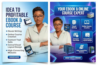 create profitable ebooks and online course content