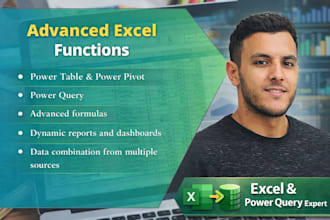 create advanced excel spreadsheets, power query automation