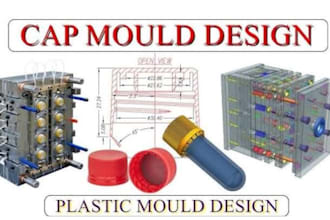design plastic injection molds and core cavity in cad using solidworks