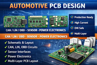 design ev bms motor driver and power electronics pcb