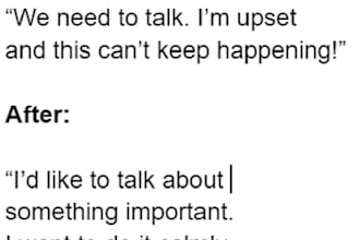 rewrite a text or message to sound calm clear and formal