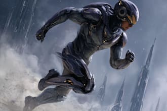 fantasy, superhero character design
