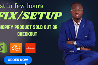 fix shopify sold out product issues, listing cart and checkout issues