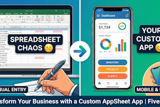 build a custom google appsheet mobile app for your business