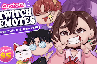 create custom twitch and discord emotes