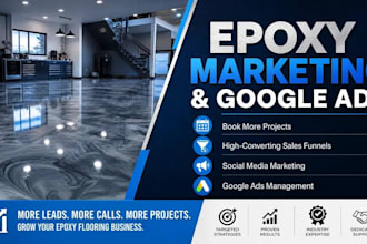 do epoxy, epoxy coating, flooring social media marketing google ads sales funnel
