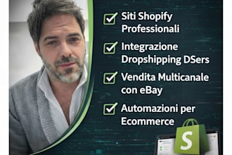 build a professional shopify dropshipping store with dsers and ebay integ