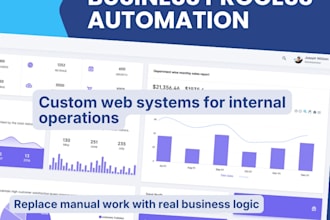 automate your business with a custom web system