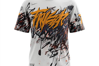 custom typography t shirt design and word cloud art portrait