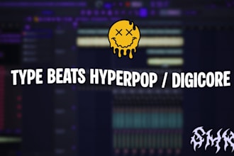 create custom hyperpop digicore beats