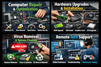 provide professional computer technician services