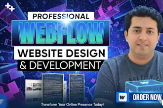 design webflow redesign webflow develop webflow website or fix webflow website