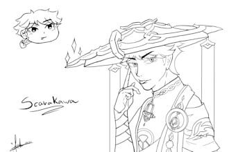 do arts in anime and manhwa style