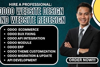 do odoo website development, customization, and API integrations