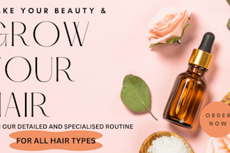 draft out a well specified hair routine