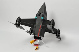 design custom 3d printable fpv drone, interceptor drone build and setup guidance