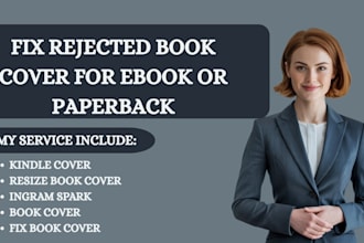 fix format or resize book cover for amazon ingram spark createspace lulu