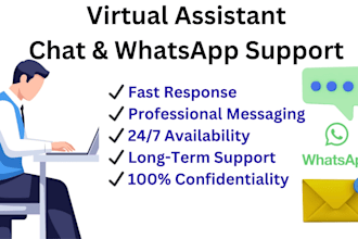 be your virtual assistant for chat and email support