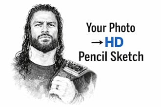 convert your photo to pencil sketch digitally
