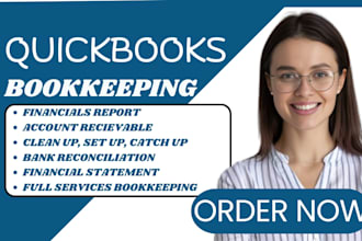 handle yearly quickbooks online, ecommerce setup, catchup bookkeeping