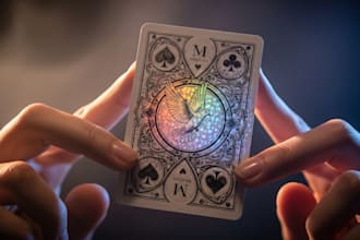 design a unique playing card for magicians and cardists