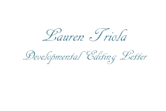 write a developmental editing letter for your manuscript