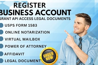 create usps form 1583 for virtual mailbox notary public irs and legal documents