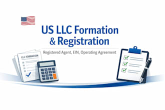 register your US llc and prepare all formation documents