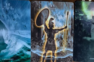 pull three card oracle cards
