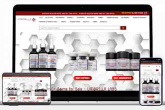 design private label supplement store peptide website nutraceutical sarms store