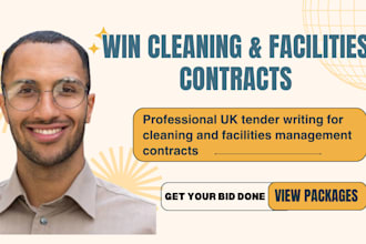 write uk cleaning and facilities tender bid proposals that win contracts