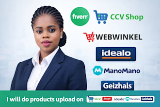 do products upload on ccv webwinkel webshop idealo manomano geizhals de website