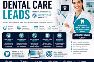 generate dental care leads with a wordpress website