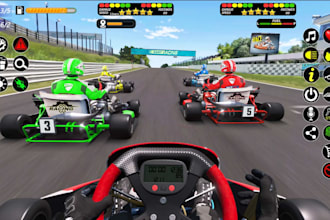 develop 2d 3d car game driving school game gokart racing game for PC mobile ps