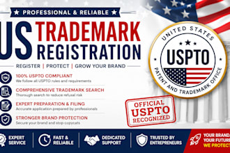 handle your us trademark registration with uspto professionally