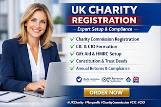 do UK charity registration cio, 501c3 nonprofit, charity commission, cic, uk ltd