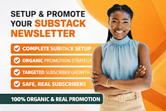 setup and organic substack promotion, substack subscriber, substack newsletter